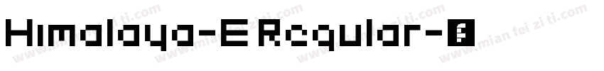 Himalaya-E Regular字体转换